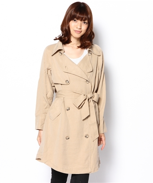 Ungrid（アングリッド）の「 ﾙｰｽﾞﾄﾚﾝﾁｺｰﾄ （トレンチコート・レディース・ベージュ/カーキ/キャメル・MEDIUM/SMALL）」の4枚目の写真