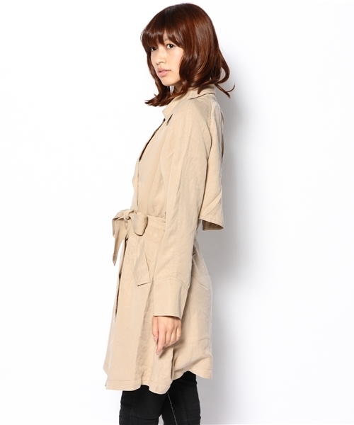 Ungrid（アングリッド）の「 ﾙｰｽﾞﾄﾚﾝﾁｺｰﾄ （トレンチコート・レディース・ベージュ/カーキ/キャメル・MEDIUM/SMALL）」の5枚目の写真