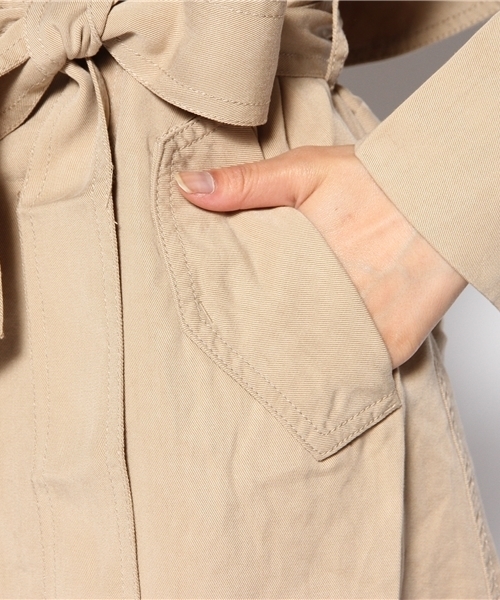 Ungrid（アングリッド）の「 ﾙｰｽﾞﾄﾚﾝﾁｺｰﾄ （トレンチコート・レディース・ベージュ/カーキ/キャメル・MEDIUM/SMALL）」の10枚目の写真