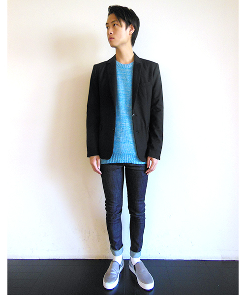 WHO'S WHO gallery(フーズフーギャラリー)の「T/RテーラードJKT(テーラードジャケット・メンズ・グレー/ブラック・MEDIUM/LARGE)」の15枚目の写真