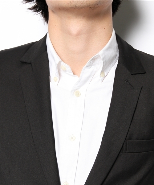 WHO'S WHO gallery(フーズフーギャラリー)の「T/RテーラードJKT(テーラードジャケット・メンズ・グレー/ブラック・MEDIUM/LARGE)」の5枚目の写真