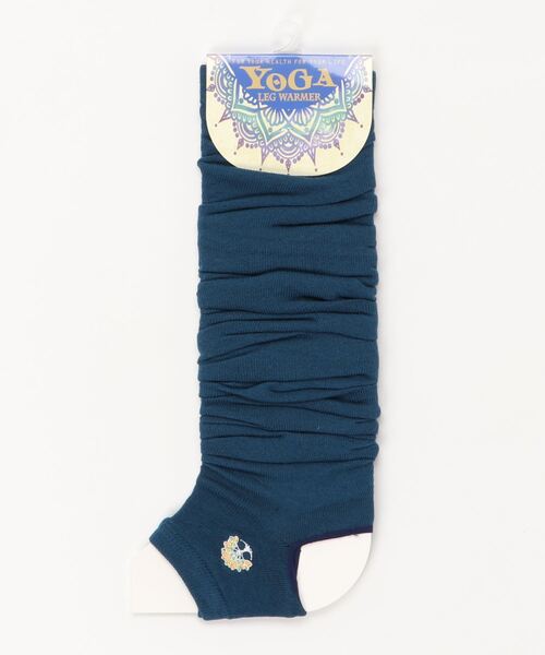 チャイハネ（チャイハネ）の「【チャイハネ】ワンポイント刺繍レッグウォーマー（レッグウォーマー・レディース・パープル/ネイビー/グレー/ピンク/ターコイズブルー/オレンジ/カーキ/キャメル・FREE）」の3枚目の写真