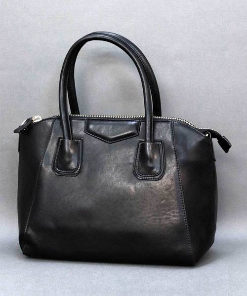 florist(フローリスト)の「【2way】【2点セット】ヴィンテージ風大きめハンドバッグ(ハンドバッグ・レディース・ブラック/ダークブラウン/ブラウン/グレー/レッド/オレンジ/イエロー・FREE)」の2枚目の写真