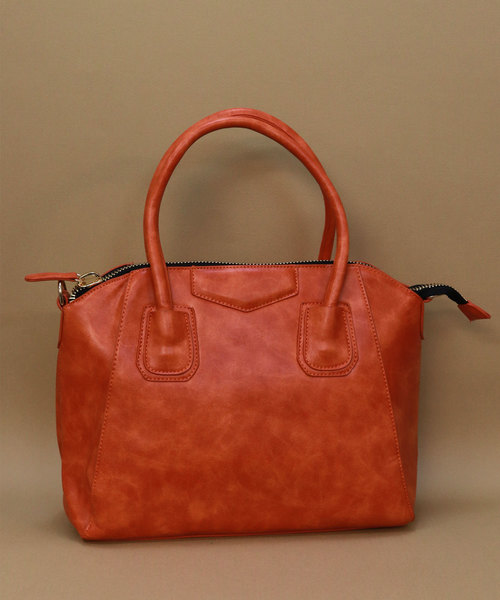 florist(フローリスト)の「【2way】【2点セット】ヴィンテージ風大きめハンドバッグ(ハンドバッグ・レディース・ブラック/ダークブラウン/ブラウン/グレー/レッド/オレンジ/イエロー・FREE)」の16枚目の写真