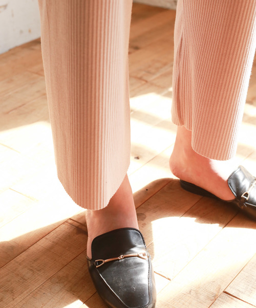 Auntie Rosa（アンティローザ）の「【Auntie Rosa】リブセットアップ（Tシャツ/カットソー・レディース・ベージュ/ブラック・FREE）」の17枚目の写真