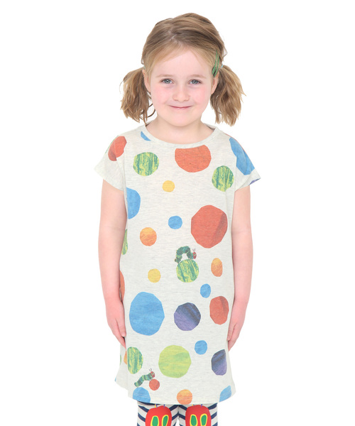 熱販売即出荷 コラボレーションキッズワンピース ランダムドット エリックカール ワンピース Design Store Tshirts Graniph デザイン ティーシャツ ストア グラニフ のワンピース コラボレーションキッズワンピース ランダムドット エリックカール