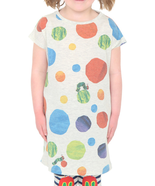 グラニフ のファッション Design Graniph デザイン コラボレーションキッズワンピース ランダムドット エリックカール ワンピース Store ワンピース Tshirts Tshirts ストア Store ティーシャツ