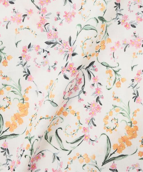La TOTALITE(ラトータリテ)の「LIBERTY Vネックシャツワンピース【手洗い可能】◆(ワンピース・レディース・レッド/ボルドー/ピンク系その他・FREE)」の12枚目の写真
