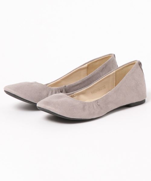 AMERICAN HOLIC（アメリカンホリック）の「インヒールソフトバレエ　＊（パンプス・レディース・ライトグレー/ブラック/ネイビー・S/M/L）」の2枚目の写真