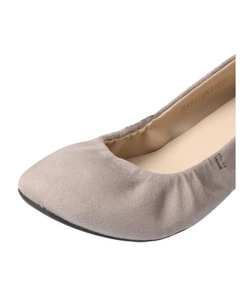 AMERICAN HOLIC（アメリカンホリック）の「インヒールソフトバレエ　＊（パンプス・レディース・ライトグレー/ブラック/ネイビー・S/M/L）」の11枚目の写真