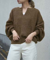 tiptop | <pocket>【ZOZO限定アイテム】バルキーキーネックプルオーバー(ニット/セーター)