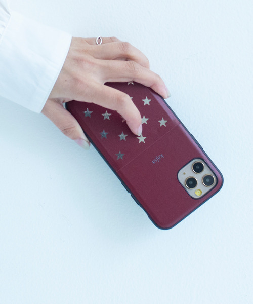 kajsa（カイサ）の「〈Kajsa/カイサ〉Polka Star Pocket Backcase/ポルカスターポケットケース（スマホケース/カバー・レディース・ブラック/シルバー/ゴールド/ダークブルー/バーガンディー/パープル/ベージュ/マジェンタ/ピンク/スカイブルー・P/MAX/ 11/12/mini）」の17枚目の写真