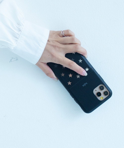 kajsa（カイサ）の「〈Kajsa/カイサ〉Polka Star Pocket Backcase/ポルカスターポケットケース（スマホケース/カバー・レディース・ブラック/シルバー/ゴールド/ダークブルー/バーガンディー/パープル/ベージュ/マジェンタ/ピンク/スカイブルー・P/MAX/ 11/12/mini）」の12枚目の写真
