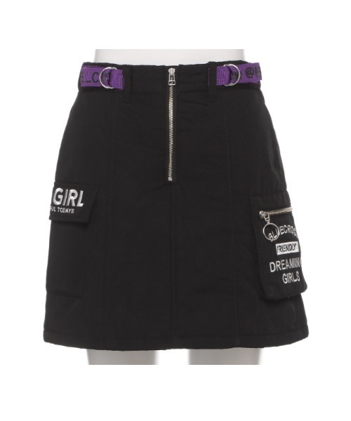 Cross Girls ブルークロスガールズ のファッション セール Cross Blue スカート ポリエステルツイルスカパン スカート Blue