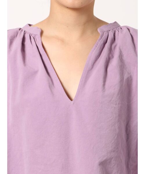 Ungrid(アングリッド)の「スリーブボリュームブラウス(シャツ/ブラウス・レディース・オフホワイト/ブラック/パープル・FREE)」の8枚目の写真