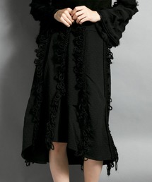 CERCA - FASHION�i�`�F���J - �t�@�b�V�����j�́uWHITE/�ɑ��t�����W�j�b�g�@�X�J�[�g�i�X�J�[�g�j�v