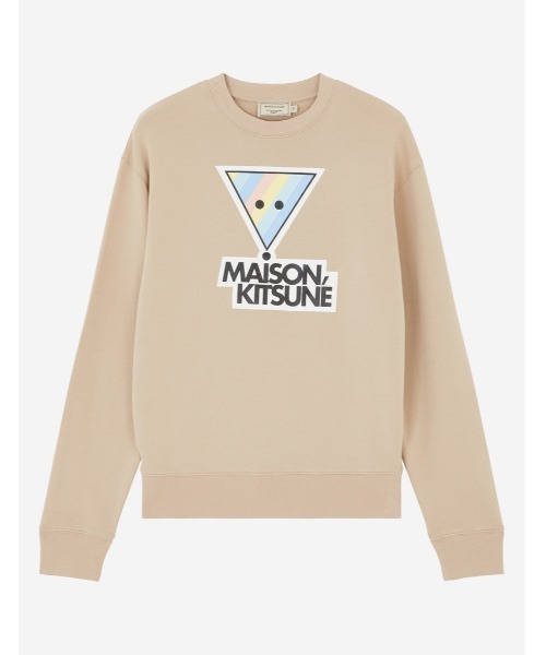 D221581 MAISON KITSUNE レインボートライアングルフォックス D221581 MAISON KITSUNE レインボートライアングルフォックス