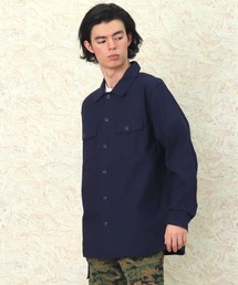 【 HOUSTON / ヒューストン 】Military Shirts 40232