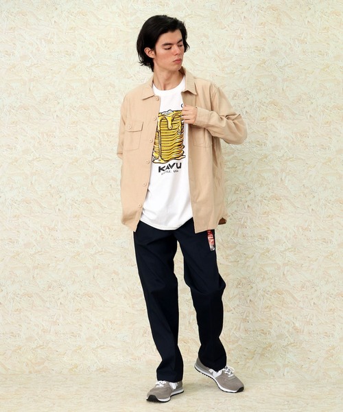 HOUSTON(ヒューストン)の「【 HOUSTON / ヒューストン 】Military Shirts 40232(シャツ/ブラウス・メンズ・ベージュ/ネイビー・X-LARGE)」の16枚目の写真
