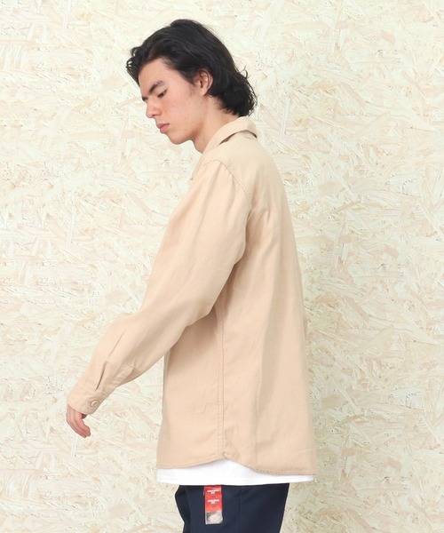 HOUSTON(ヒューストン)の「【 HOUSTON / ヒューストン 】Military Shirts 40232(シャツ/ブラウス・メンズ・ベージュ/ネイビー・X-LARGE)」の13枚目の写真