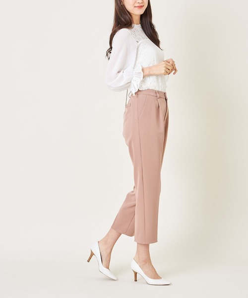 tocco closet(トッコ クローゼット)の「レース切替シフォンスリーブブラウス(シャツ/ブラウス・レディース・オフホワイト/ピンク・M)」の22枚目の写真