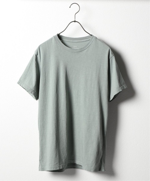 SAVE KHAKI UNITED(セーブカーキユナイテッド)の「SAVE KHAKI UNITED S/S OATMEAL HEATHER CREW TEE(Tシャツ/カットソー・メンズ・サックスブルー/モスグリーン/イエロー系その他・SMALL/MEDIUM/X-SMALL/LARGE)」の2枚目の写真