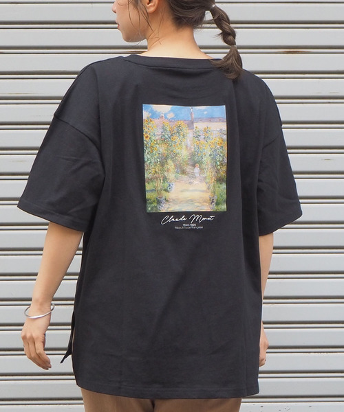 tiptop(ティップトップ)の「2020SS アートプリントビッグプルオーバー(Tシャツ/カットソー・レディース・ホワイト系その他/ブラック系その他/ベージュ系その他/ベージュ/ブラック/オフホワイト/ベージュ系その他2/ブラック系その他2/ホワイト系その他2・FREE)」の5枚目の写真