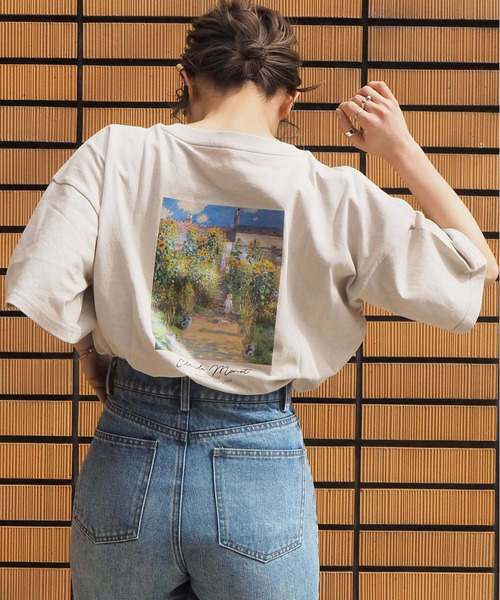 tiptop(ティップトップ)の「2020SS アートプリントビッグプルオーバー(Tシャツ/カットソー・レディース・ホワイト系その他/ブラック系その他/ベージュ系その他/ベージュ/ブラック/オフホワイト/ベージュ系その他2/ブラック系その他2/ホワイト系その他2・FREE)」の8枚目の写真