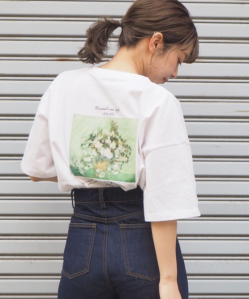 tiptop(ティップトップ)の「2020SS アートプリントビッグプルオーバー(Tシャツ/カットソー)」|オフホワイト