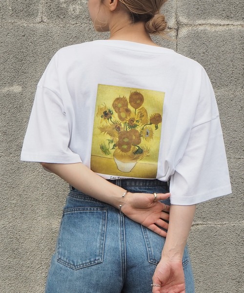 tiptop(ティップトップ)の「2020SS アートプリントビッグプルオーバー(Tシャツ/カットソー・レディース・ホワイト系その他/ブラック系その他/ベージュ系その他/ベージュ/ブラック/オフホワイト/ベージュ系その他2/ブラック系その他2/ホワイト系その他2・FREE)」の3枚目の写真