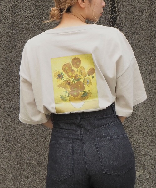 tiptop(ティップトップ)の「2020SS アートプリントビッグプルオーバー(Tシャツ/カットソー・レディース・ホワイト系その他/ブラック系その他/ベージュ系その他/ベージュ/ブラック/オフホワイト/ベージュ系その他2/ブラック系その他2/ホワイト系その他2・FREE)」の9枚目の写真