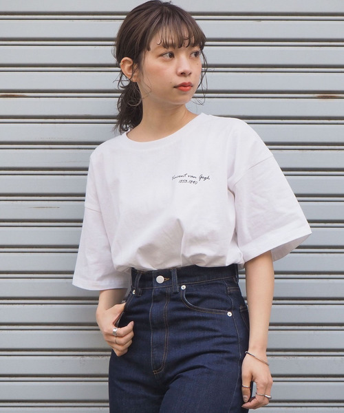 tiptop(ティップトップ)の「2020SS アートプリントビッグプルオーバー(Tシャツ/カットソー・レディース・ホワイト系その他/ブラック系その他/ベージュ系その他/ベージュ/ブラック/オフホワイト/ベージュ系その他2/ブラック系その他2/ホワイト系その他2・FREE)」の20枚目の写真