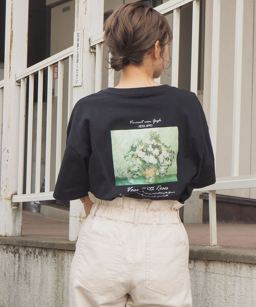 tiptop(ティップトップ)の「2020SS アートプリントビッグプルオーバー(Tシャツ/カットソー・レディース・ホワイト系その他/ブラック系その他/ベージュ系その他/ベージュ/ブラック/オフホワイト/ベージュ系その他2/ブラック系その他2/ホワイト系その他2・FREE)」の18枚目の写真