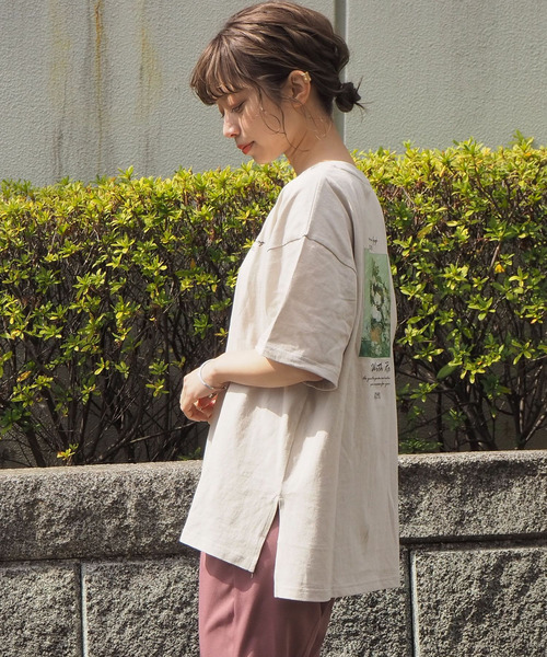 tiptop(ティップトップ)の「2020SS アートプリントビッグプルオーバー(Tシャツ/カットソー・レディース・ホワイト系その他/ブラック系その他/ベージュ系その他/ベージュ/ブラック/オフホワイト/ベージュ系その他2/ブラック系その他2/ホワイト系その他2・FREE)」の22枚目の写真