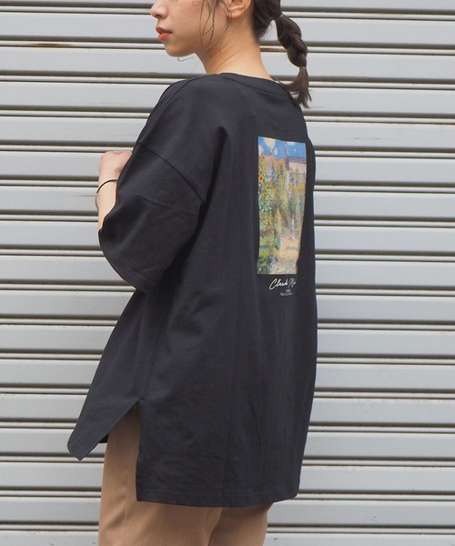 tiptop(ティップトップ)の「2020SS アートプリントビッグプルオーバー(Tシャツ/カットソー・レディース・ホワイト系その他/ブラック系その他/ベージュ系その他/ベージュ/ブラック/オフホワイト/ベージュ系その他2/ブラック系その他2/ホワイト系その他2・FREE)」の15枚目の写真