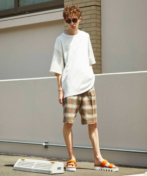 MAISON SPECIAL（メゾンスペシャル）の「《ユニセックスアイテム》ウーブンコンビプライムオーバーTシャツ【MAISON SPECIAL/メゾンスペシャル】（Tシャツ/カットソー・メンズ・ブラック/グリーン/オフホワイト/ホワイト・44/46）」の17枚目の写真