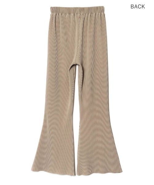 Re:EDIT(リエディ)の「楊柳マットプリーツキックフレアパンツ(その他パンツ・レディース・ブラック/パープル/ミント/ダークブルー/グレイッシュベージュ/モカ・MEDIUM/LARGE/SHORT/TALL)」の13枚目の写真