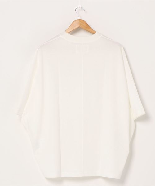 MAISON SPECIAL（メゾンスペシャル）の「ドライアムンゼンプライムオーバードルマンTシャツ 【MAISON SPECIAL/メゾンスペシャル】（Tシャツ/カットソー・メンズ・ホワイト/ブラック/ブラウン/カーキ・46/44）」の5枚目の写真