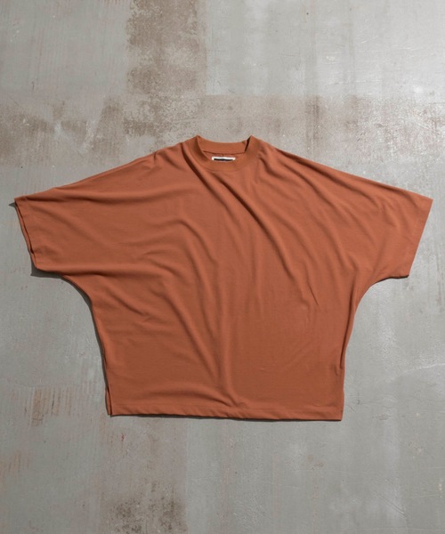 MAISON SPECIAL（メゾンスペシャル）の「ドライアムンゼンプライムオーバードルマンTシャツ 【MAISON SPECIAL/メゾンスペシャル】（Tシャツ/カットソー・メンズ・ホワイト/ブラック/ブラウン/カーキ・46/44）」の7枚目の写真