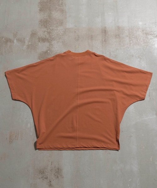 MAISON SPECIAL（メゾンスペシャル）の「ドライアムンゼンプライムオーバードルマンTシャツ 【MAISON SPECIAL/メゾンスペシャル】（Tシャツ/カットソー・メンズ・ホワイト/ブラック/ブラウン/カーキ・46/44）」の10枚目の写真