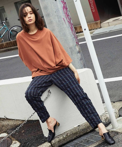 MAISON SPECIAL（メゾンスペシャル）の「ドライアムンゼンプライムオーバードルマンTシャツ 【MAISON SPECIAL/メゾンスペシャル】（Tシャツ/カットソー・メンズ・ホワイト/ブラック/ブラウン/カーキ・46/44）」の15枚目の写真