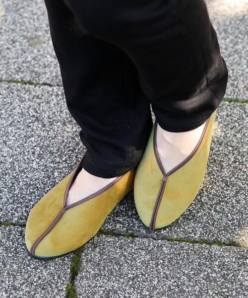 coen(コーエン)の「【WEB限定カラー】チャイナシューズ(スリッポン・レディース・マスタード/その他1/その他2/ブラック・LARGE/SMALL/MEDIUM)」の2枚目の写真