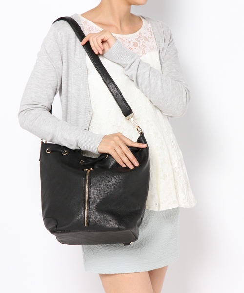 LB-03（エルビー・ゼロスリー）の「03 FRONT ZIP 3WAY BAG（バックパック/リュック・レディース・ホワイト系/ブラック系・FREE）」の13枚目の写真