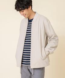 coen | 接触冷感ストレッチリブブルゾン(ブルゾン)