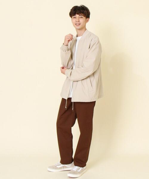 coen(コーエン)の「接触冷感ストレッチリブブルゾン(ブルゾン・メンズ・ブラック/ベージュ・X-LARGE/LARGE/SMALL/MEDIUM)」の18枚目の写真