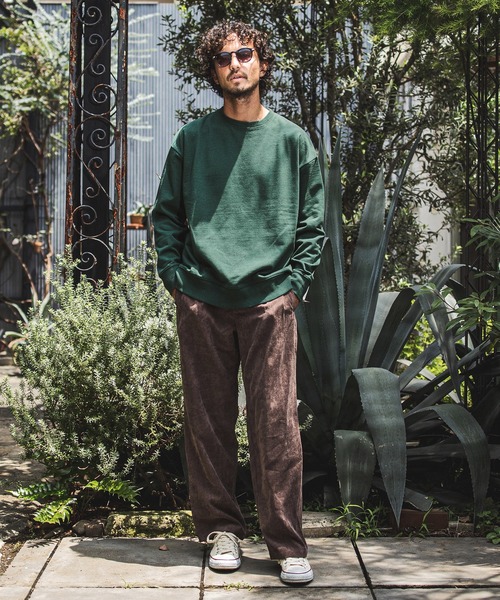 CAMBIO(カンビオ)の「msw784-Recycle Cotton Sweat Loose Pullover プルオーバー(スウェット・メンズ・グレー/ホワイト/ブラック/グリーン/ベージュ・M/L)」の11枚目の写真