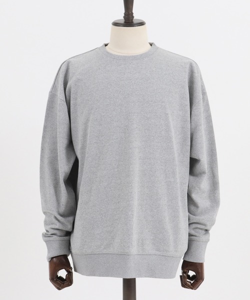 CAMBIO(カンビオ)の「msw784-Recycle Cotton Sweat Loose Pullover プルオーバー(スウェット・メンズ・グレー/ホワイト/ブラック/グリーン/ベージュ・M/L)」の12枚目の写真