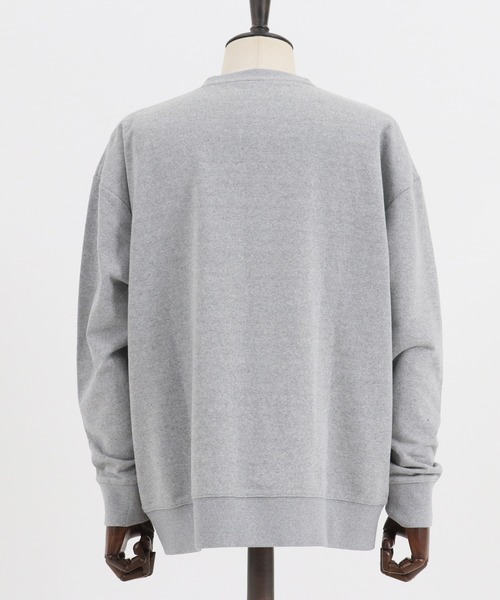 CAMBIO(カンビオ)の「msw784-Recycle Cotton Sweat Loose Pullover プルオーバー(スウェット・メンズ・グレー/ホワイト/ブラック/グリーン/ベージュ・M/L)」の13枚目の写真