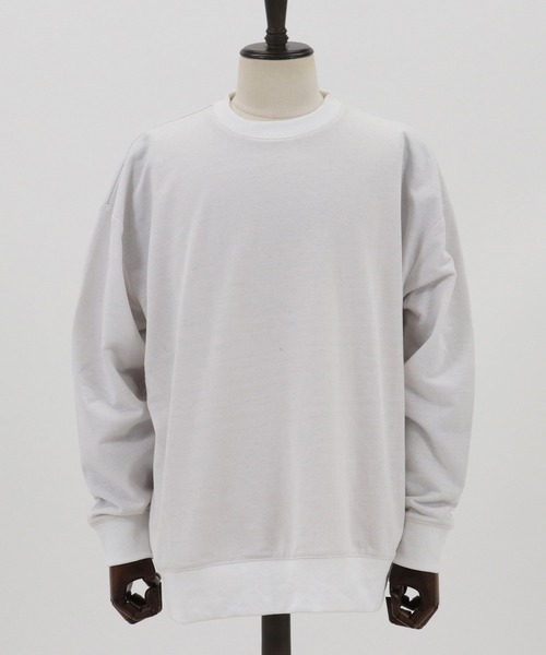 CAMBIO(カンビオ)の「msw784-Recycle Cotton Sweat Loose Pullover プルオーバー(スウェット・メンズ・グレー/ホワイト/ブラック/グリーン/ベージュ・M/L)」の17枚目の写真