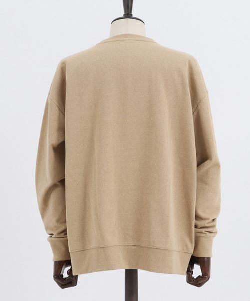 CAMBIO(カンビオ)の「msw784-Recycle Cotton Sweat Loose Pullover プルオーバー(スウェット・メンズ・グレー/ホワイト/ブラック/グリーン/ベージュ・M/L)」の22枚目の写真